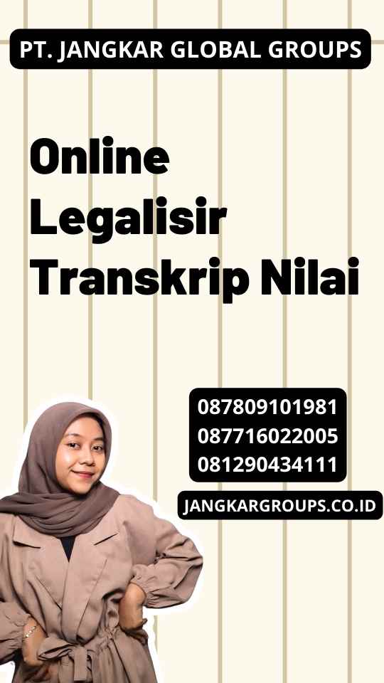 Online Legalisir Transkrip Nilai