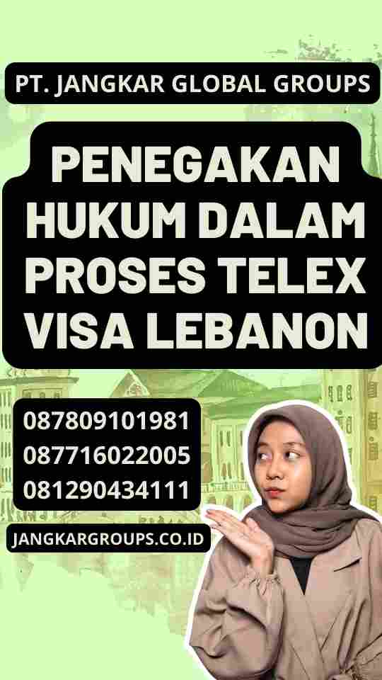 Penegakan Hukum dalam Proses Telex Visa Lebanon