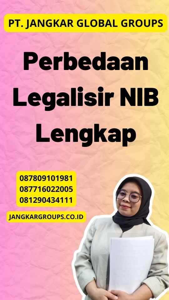 Perbedaan Legalisir NIB Lengkap