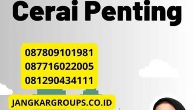 Proses Legalisir Akta Cerai Penting