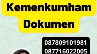 Proses Legalisir Kemenkumham Dokumen