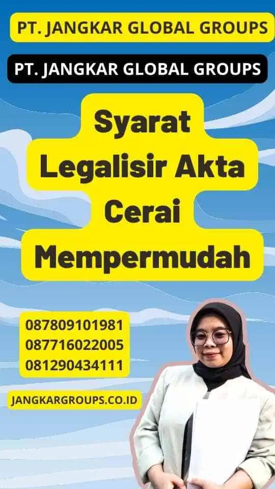 Syarat Legalisir Akta Cerai Mempermudah