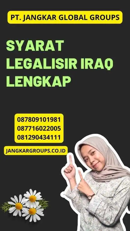 Syarat Legalisir Iraq Lengkap