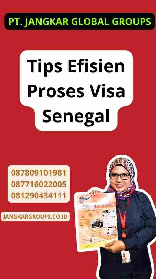 Tips Efisien Proses Visa Senegal