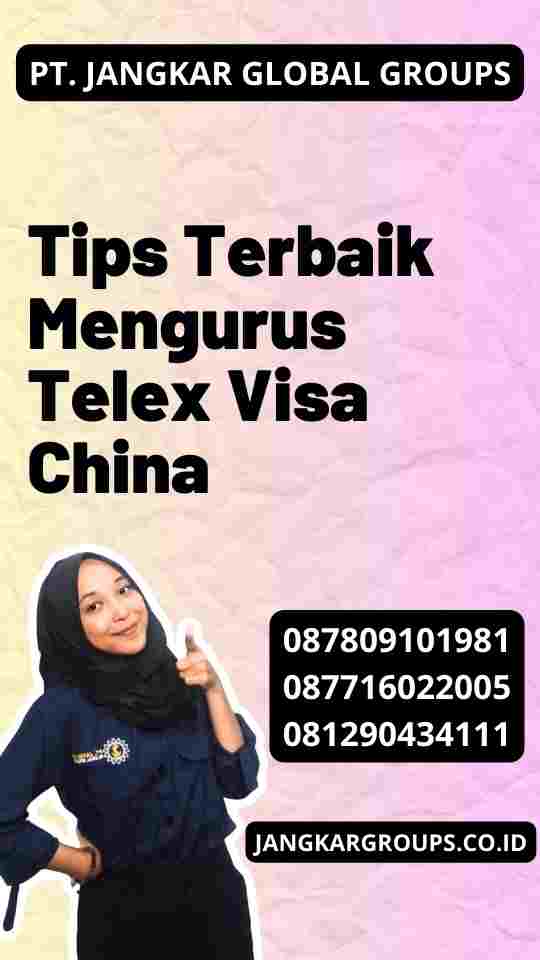 Tips Terbaik Mengurus Telex Visa China