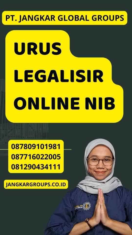 Urus Legalisir Online NIB