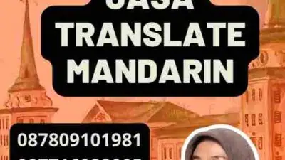 Cara Pilih Jasa Translate Mandarin