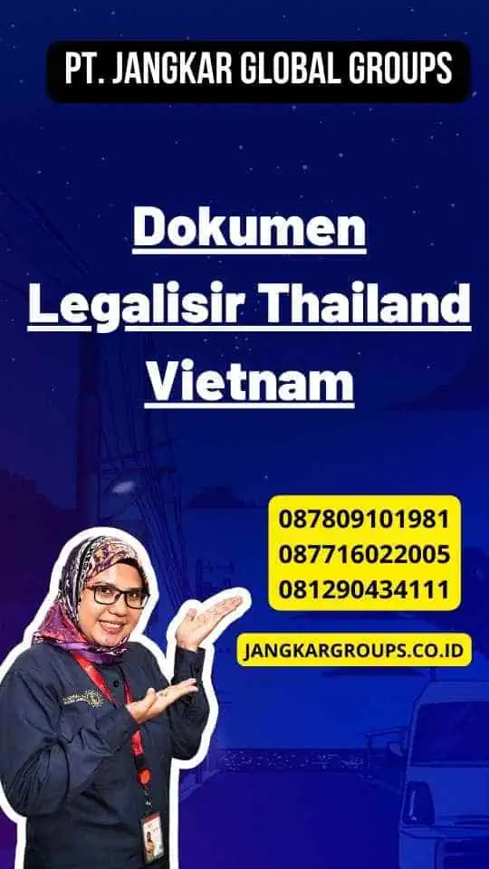 Dokumen Legalisir Thailand Vietnam