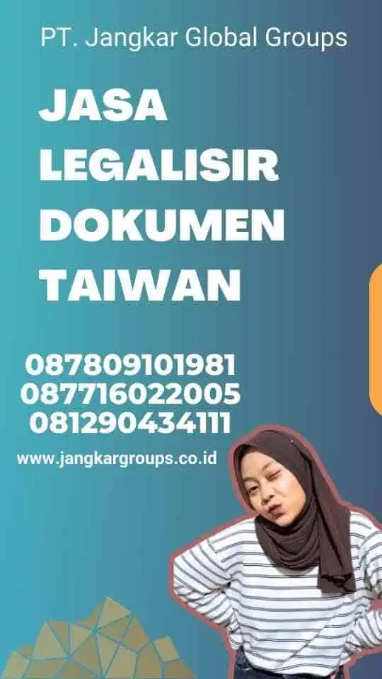 Jasa Legalisir Dokumen Taiwan