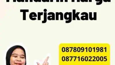 Jasa Terjemah Mandarin Harga Terjangkau