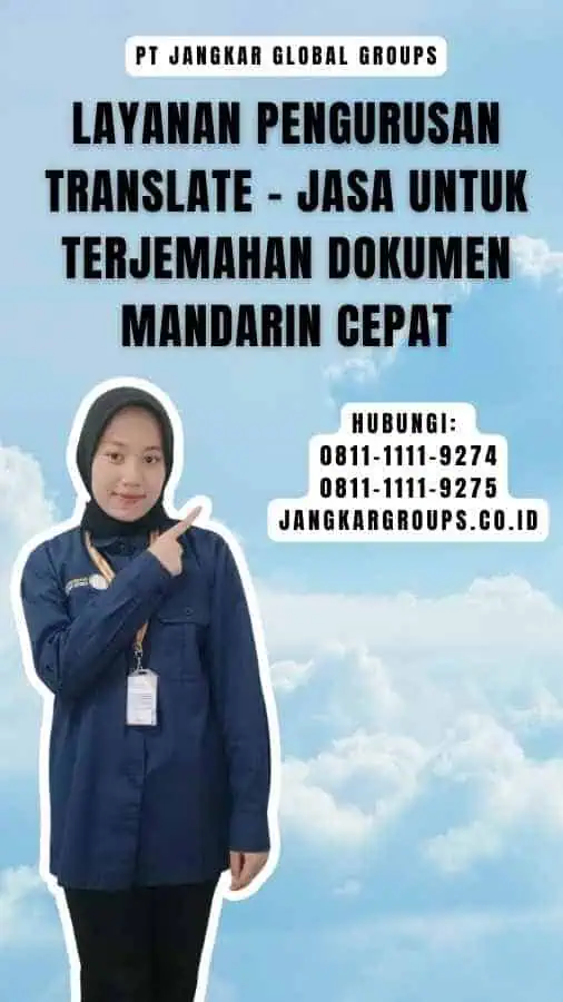 Layanan Pengurusan Translate - Jasa untuk Terjemahan Dokumen Mandarin Cepat