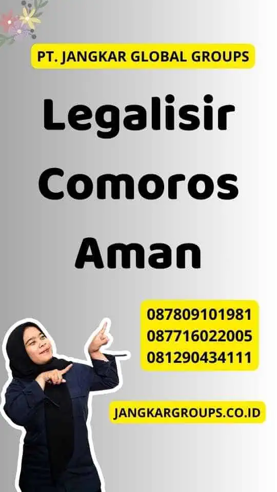 Legalisir Comoros Aman