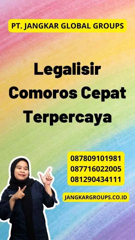 Legalisir Comoros Cepat Terpercaya