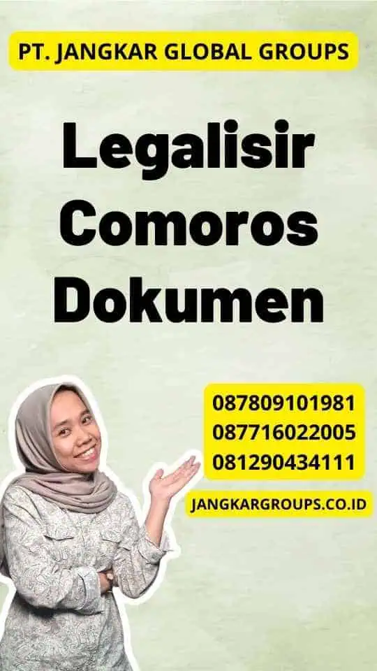 Legalisir Comoros Dokumen