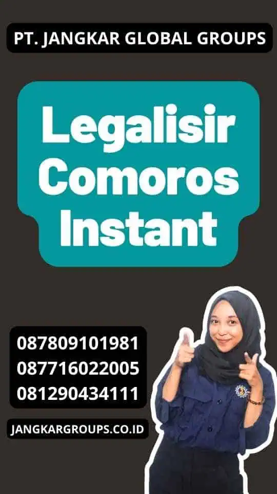 Legalisir Comoros Instant
