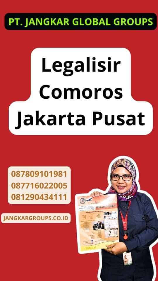 Legalisir Comoros Jakarta Pusat