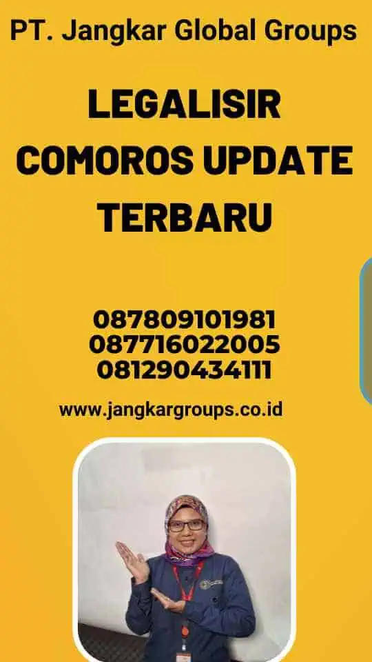 Legalisir Comoros Update Terbaru