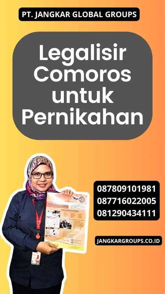 Legalisir Comoros untuk Pernikahan