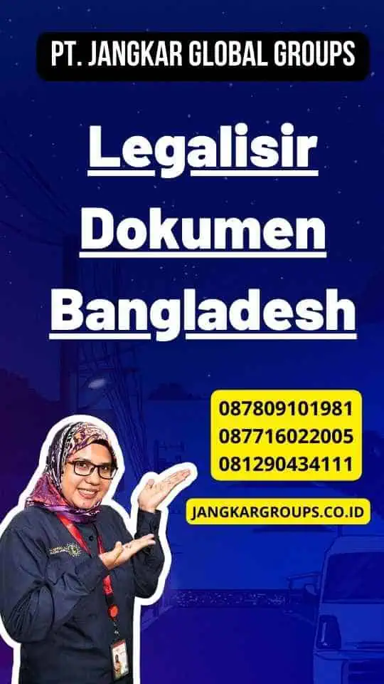 Legalisir Dokumen Bangladesh