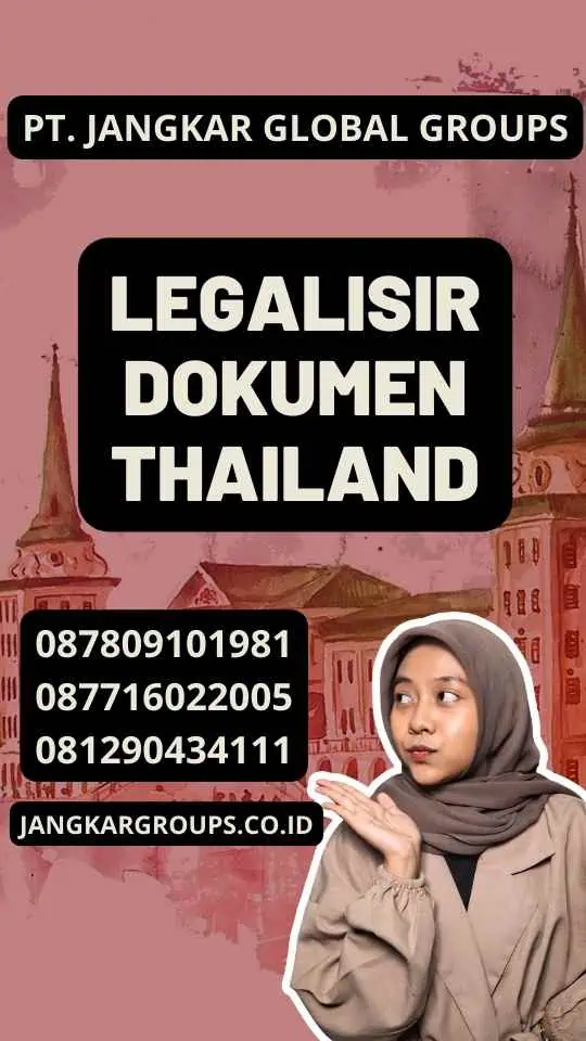 Legalisir Dokumen Thailand