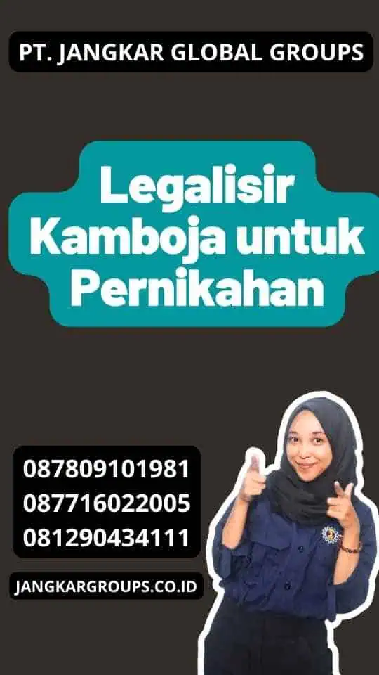 Legalisir Kamboja untuk Pernikahan