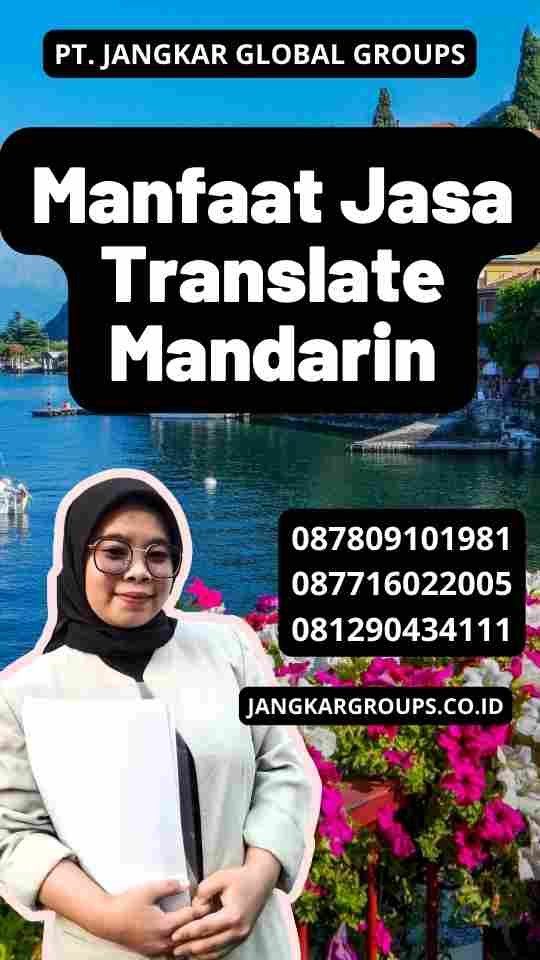 Manfaat Jasa Translate Mandarin