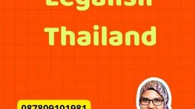 Pengajuan Legalisir Thailand