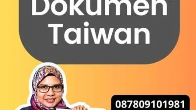 Prosedur Legalisir Dokumen Taiwan