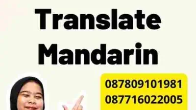 Rekomendasi Biro Jasa Translate