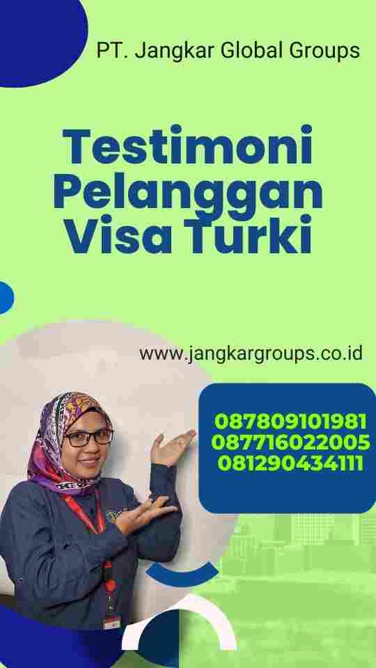 Testimoni Pelanggan Visa Turki