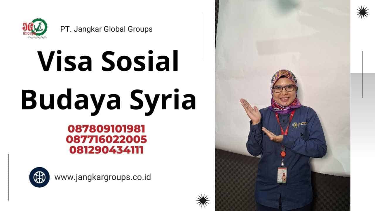 Visa Sosial Budaya Syria
