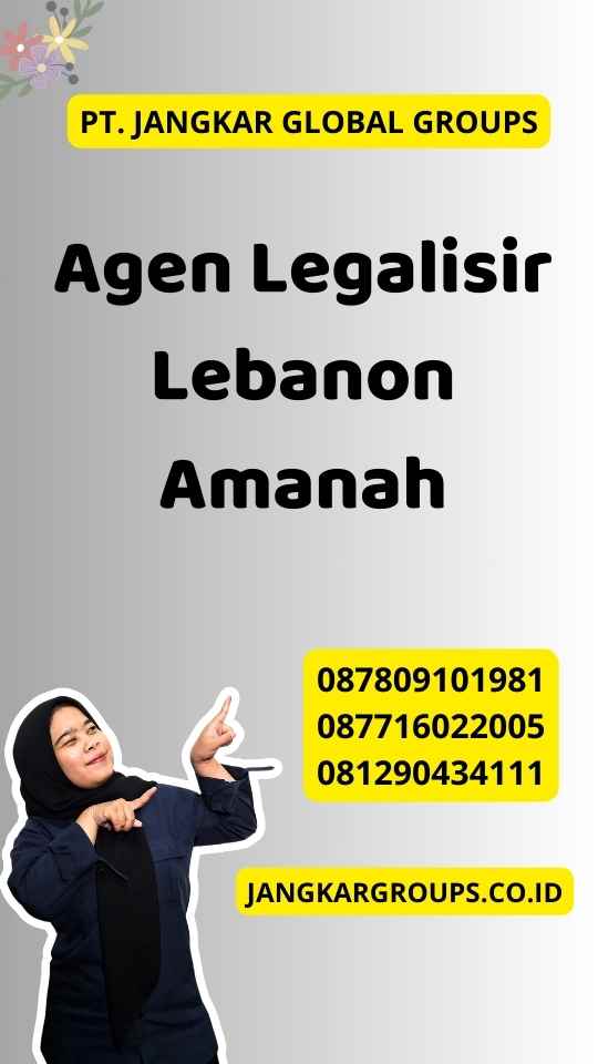 Agen Legalisir Lebanon Amanah