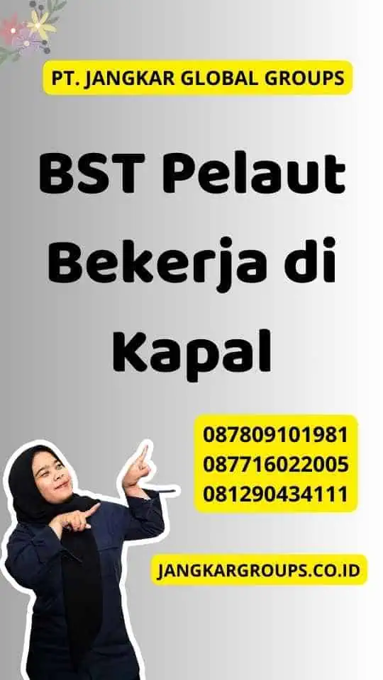 BST Pelaut Bekerja di Kapal