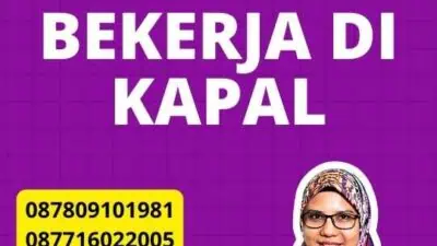 Buku Pelaut Bekerja di Kapal