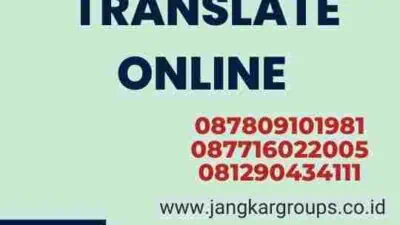 Cara Memilih Layanan Translate Online