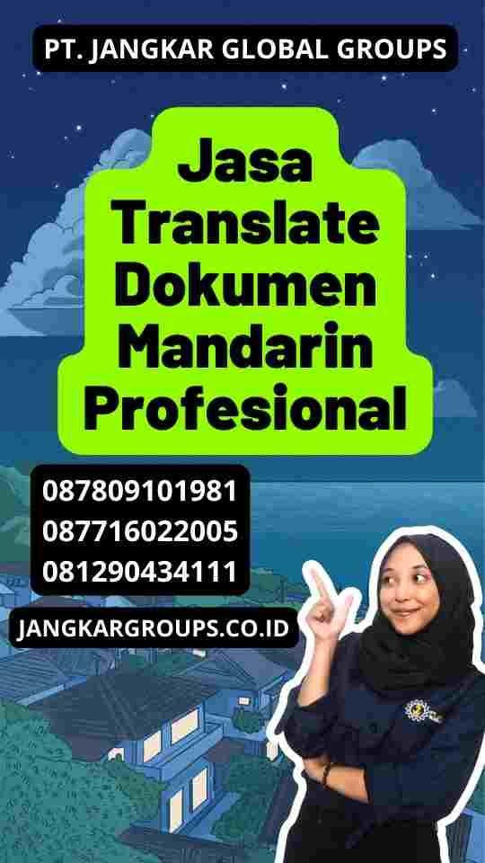 Jasa Translate Dokumen Mandarin Profesional