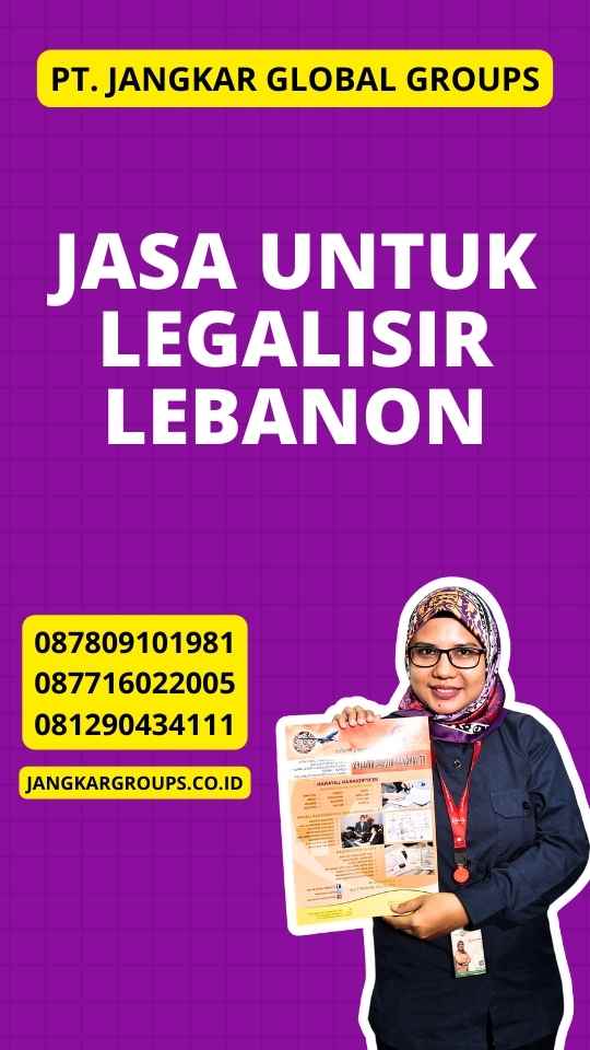 Jasa untuk Legalisir Lebanon