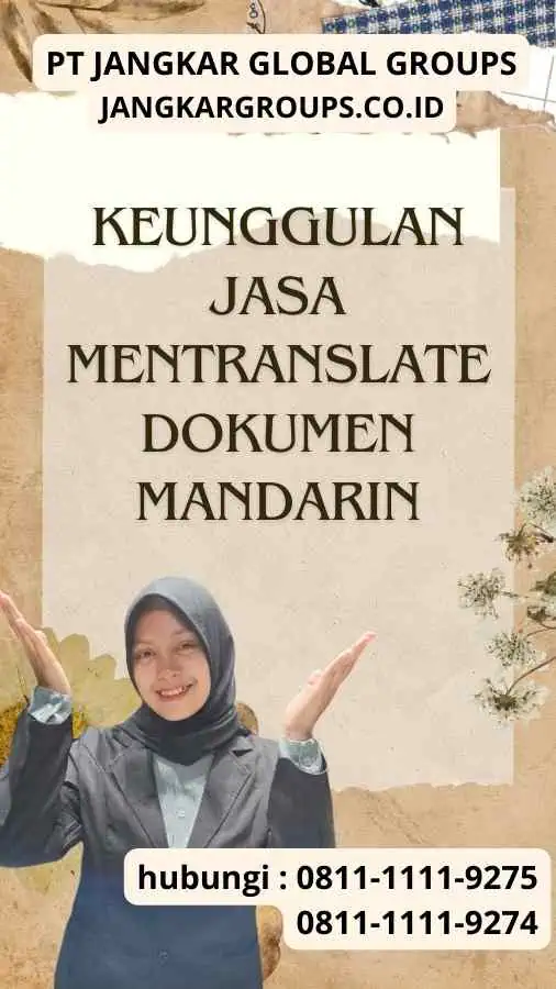 Keunggulan Jasa Mentranslate Dokumen Mandarin