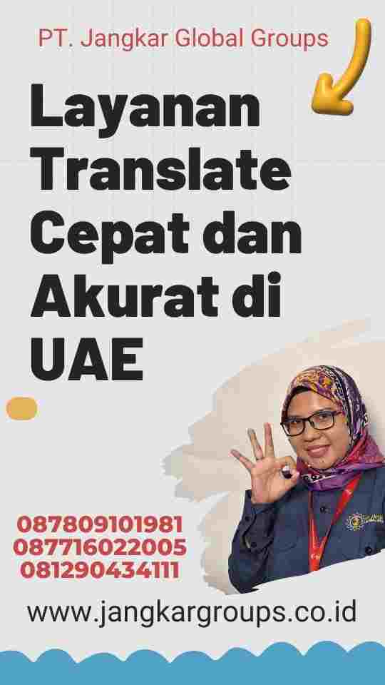 Layanan Translate Cepat dan Akurat di UAE