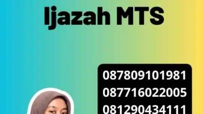 Legalisir Kemenkumham Ijazah MTS