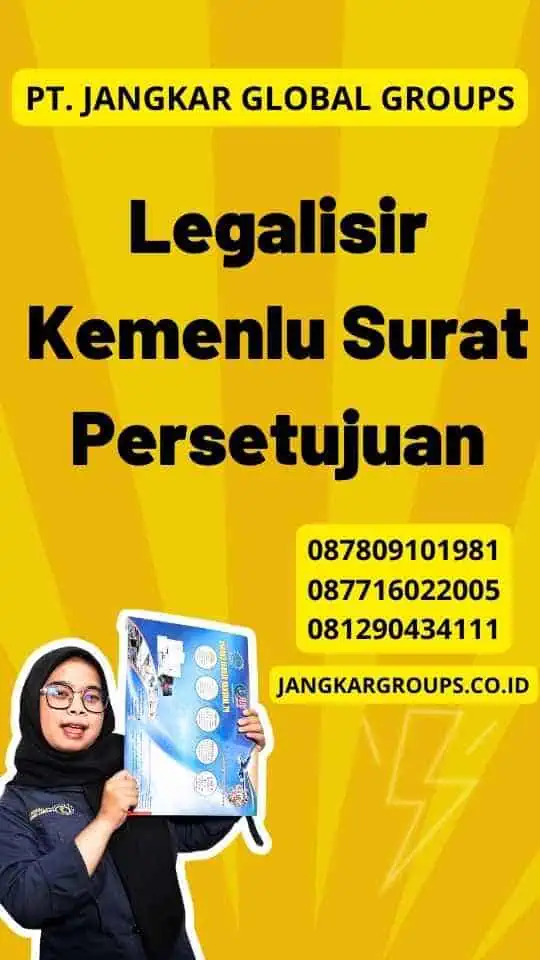 Legalisir Kemenlu Surat Persetujuan