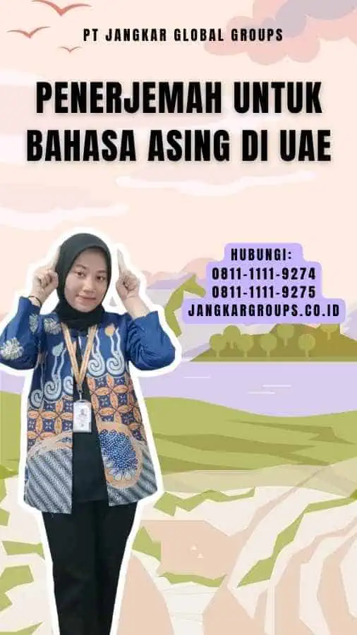 Penerjemah untuk Bahasa Asing di UAE