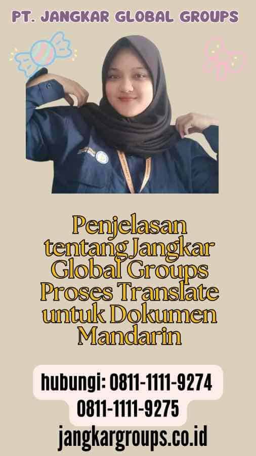 Penjelasan tentang Jangkar Global Groups Proses Translate untuk Dokumen Mandarin