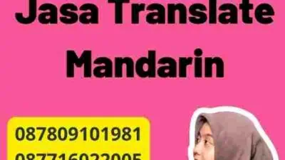 Tips Memilih Jasa Translate Mandarin