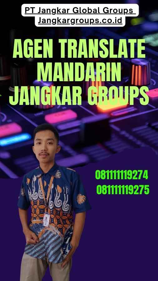 Agen Translate Mandarin Jangkar Groups