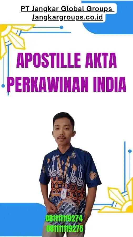 Apostille Akta Perkawinan India