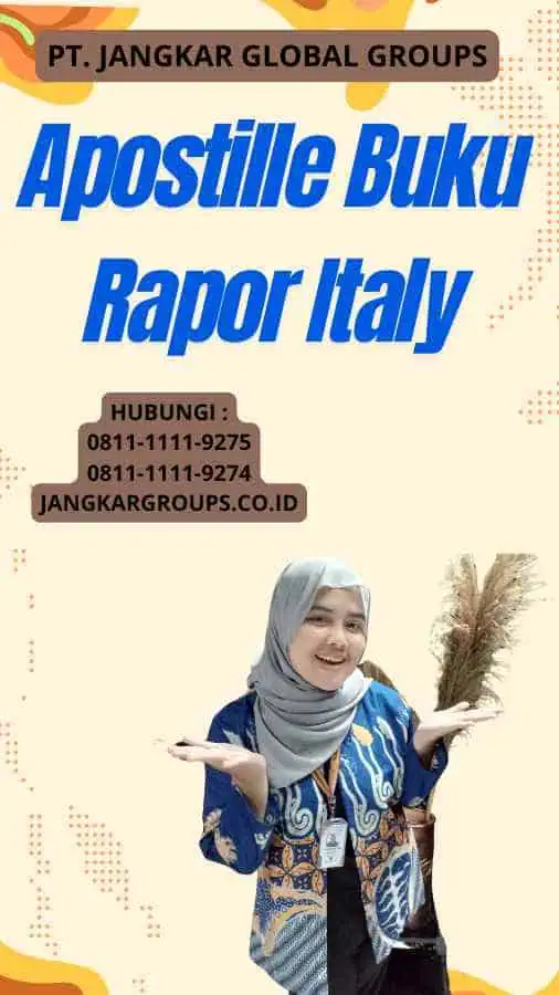 Apostille Buku Rapor Italy