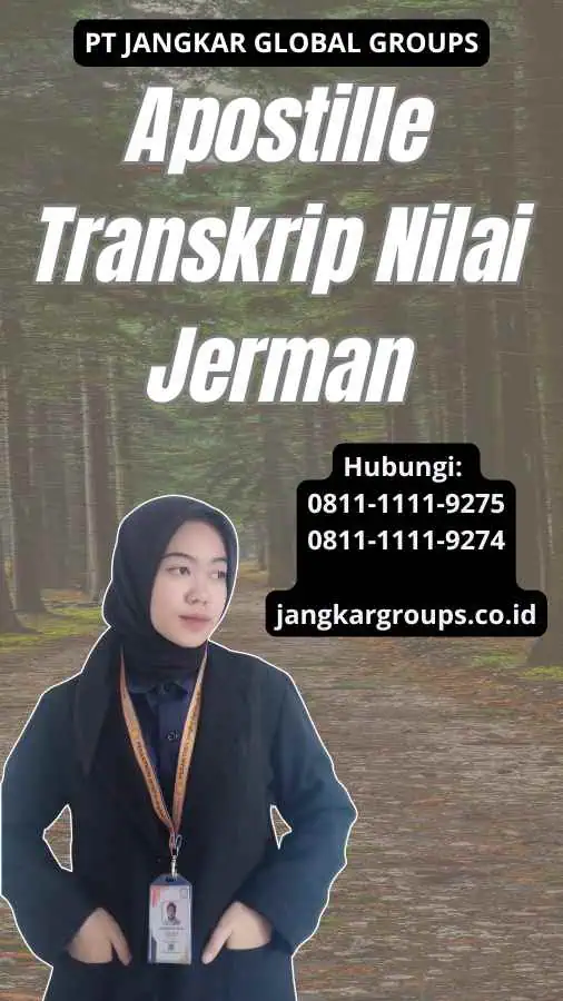 Apostille Transkrip Nilai Jerman