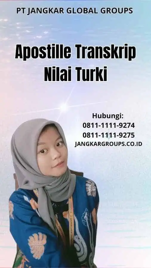 Apostille Transkrip Nilai Turki