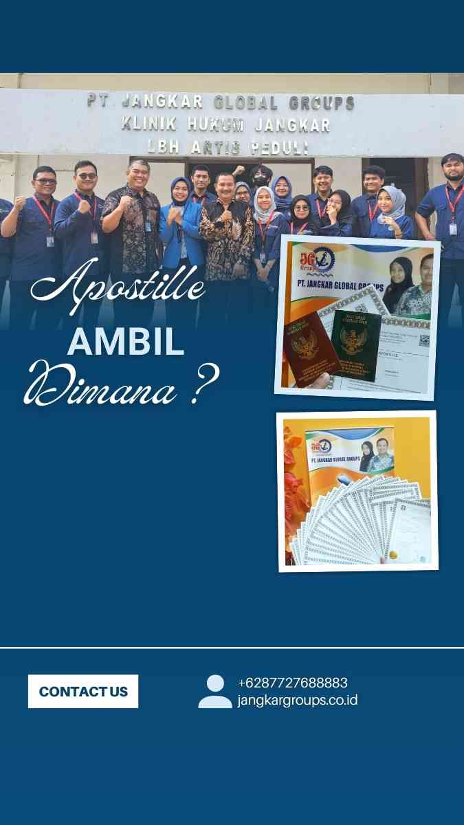 Apostille di ambil di mana ? Bagaimana Tata Caranya ?